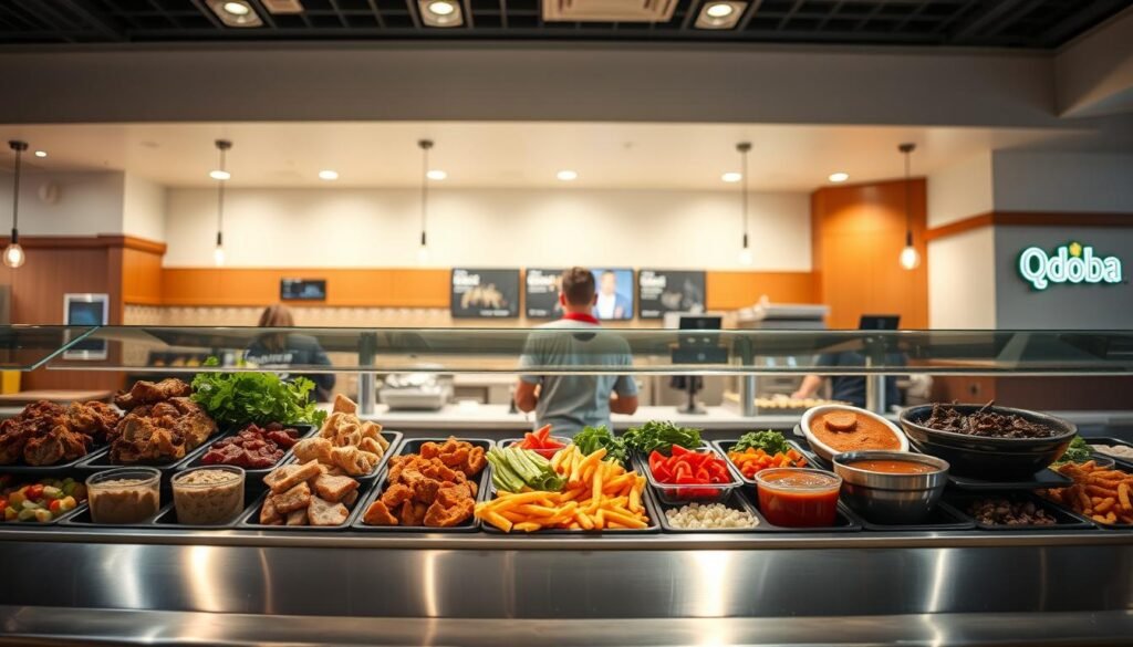 Qdoba build-your-own bowl